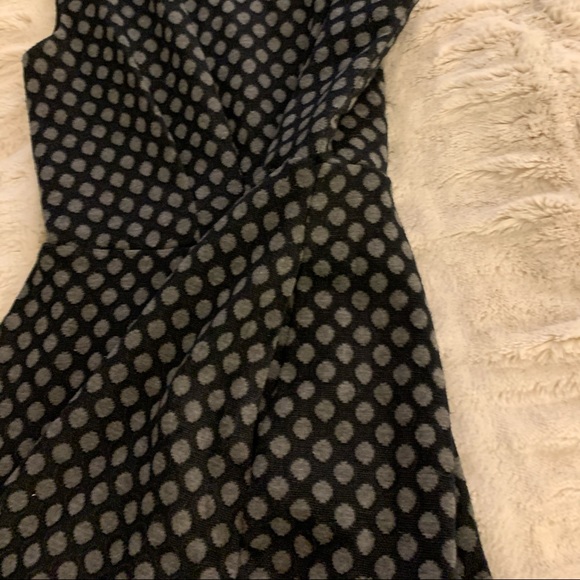 Maggy London Cap Sleeve Fit/Flare Polka Dots - Picture 3 of 8